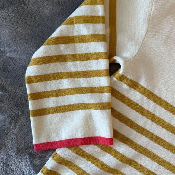 Moth by Anthropologie Boxy Sweater Women's size SMALL Striped - Picture 3 of 6